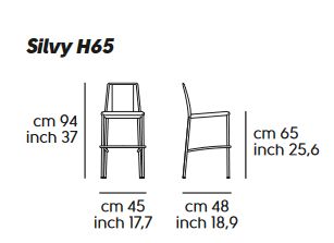 Sgabello Silvy  Midj - 197 Design Store