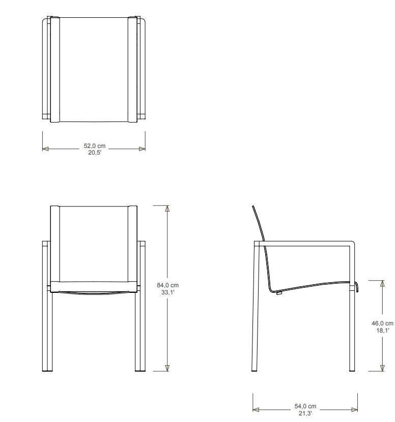 Silla Apilable Natal Blanca - Easy